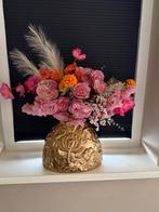 Vaas met kunstbloemen, Huis en Inrichting, Woonaccessoires | Vazen, Ophalen, Overige materialen, Overige kleuren, Zo goed als nieuw