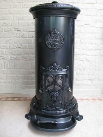 Prachige Grote Godin hout of kolen kachel type 3721 (10KW) beschikbaar voor biedingen