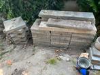 32 stoeptegels en enkele betonbanden gratis af te halen!, Tuin en Terras, Tegels en Klinkers, Ophalen, Overige typen, Zo goed als nieuw