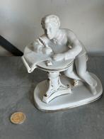 Schrijver - USSR - porcelein - vintage, Verzamelen, Beelden en Beeldjes, Ophalen, Gebruikt