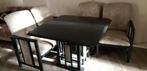 Gratis Tafel met 4 Stoelen, Ophalen, Zo goed als nieuw, 4 tot 6 stoelen