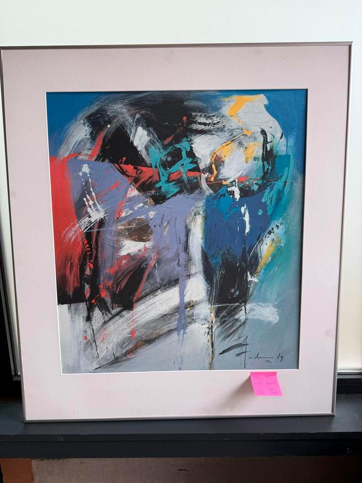 Hans Jochum - Originele Litho, Antiek en Kunst, Kunst | Schilderijen | Abstract, Ophalen of Verzenden