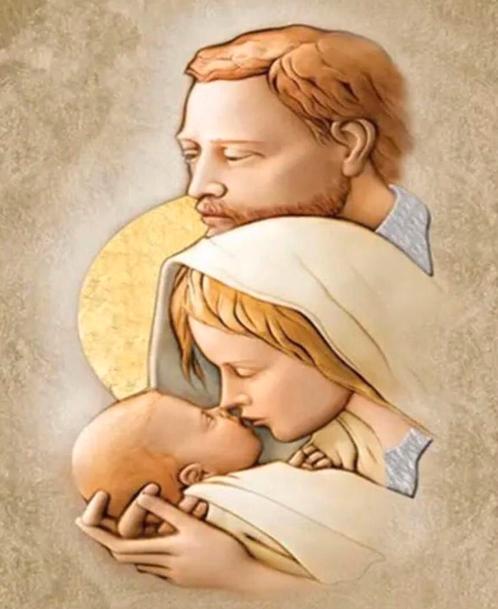 DP Jozef Maria & Jezus V.S. Size:15x20cm 36 Kleuren, Hobby en Vrije tijd, Knutselen, Nieuw, Ophalen of Verzenden