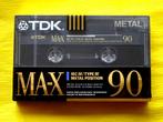 TDK MA-X 90, Cd's en Dvd's, Cassettebandjes, Overige genres, 1 bandje, Ophalen of Verzenden, Nieuw in verpakking