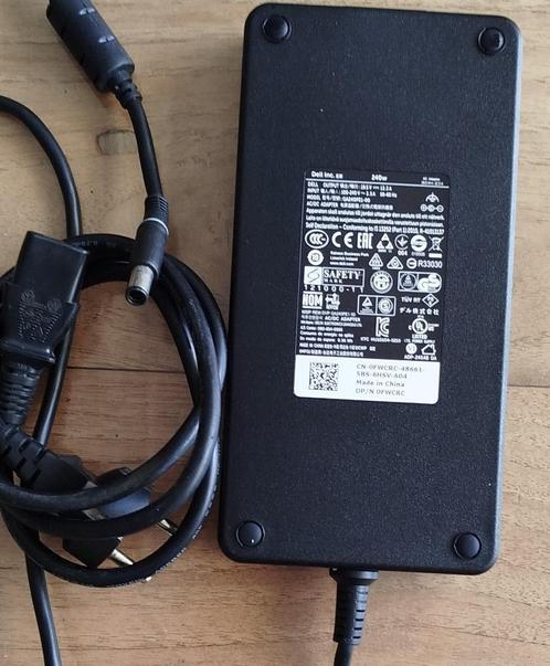 Dell Laptop adapter 240w, 19,5v, Computers en Software, Laptop-opladers, Zo goed als nieuw, Ophalen of Verzenden