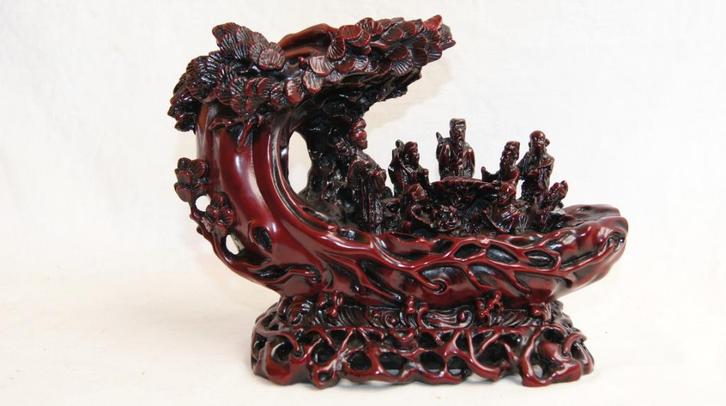 Dragon boot / Foo honden, Antiek en Kunst, Kunst | Beelden en Houtsnijwerken, Ophalen of Verzenden