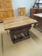 Oer 11701 ANTIEKE 18e eeuwse Röhntisch met dik blad, Antiek en Kunst, Antiek | Meubels | Tafels, Ophalen
