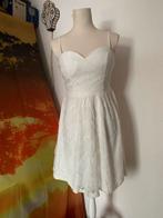 Wit kanten strapless mini jurk, Kleding | Dames, Jurken, Wit, Nieuw, Ophalen of Verzenden, Maat 36 (S)