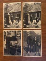 Vier ansichtkaarten kaarten De Veluwe vroeger klederdracht, Ophalen of Verzenden, Ongelopen, Klederdracht