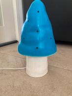 Heico paddestoel lamp blauw kabouter, Ophalen of Verzenden, Zo goed als nieuw, Kunststof, Kinderkamer