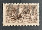 ENGELAND "George V Sea Horses 1915" 2s6d. sepia SG408, Postzegels en Munten, Ophalen of Verzenden, Gestempeld