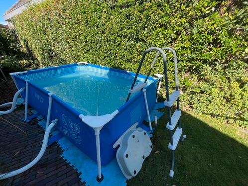 Zwembad Intex 300x200cm incl zandfilterpomp ed., Tuin en Terras, Zwembaden, Zo goed als nieuw, Opzetzwembad, Minder dan 80 cm