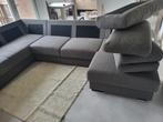 Lounge Hoekbank Pronto Wonen - Antraciet, Ophalen, Gebruikt, Hoekbank, Tweepersoons