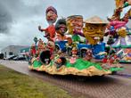 Polyester carnavalswagen te koop aangeboden, Hobby en Vrije tijd, Feestartikelen, Ophalen, Gebruikt, Feestartikel, Carnaval