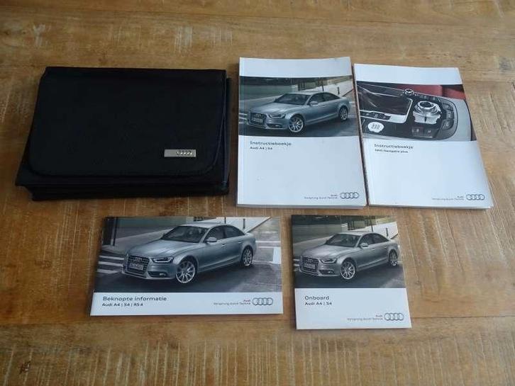 Audi A4-S4 Map Handleidingen - Onderhoudsboeken NL Origineel, Auto diversen, Handleidingen en Instructieboekjes, Verzenden