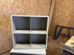 Metalen kastje met 4 vakken, Huis en Inrichting, Kasten | Roldeurkasten en Archiefkasten, Ophalen, Minder dan 50 cm, Gebruikt