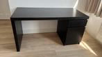 Ikea Malm bureau zwart, Ophalen, Gebruikt, Bureau