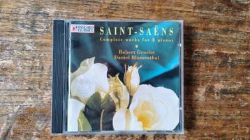 CD Saint-Saëns: Complete Works for 2 pianos / Groslot beschikbaar voor biedingen