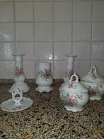 Vintage Kaptafel Set - Porselein met Bloemen, Ophalen of Verzenden