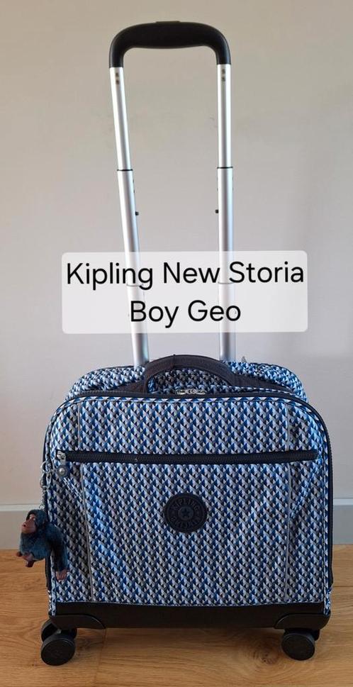 Nieuw! Kipling blauwe trolley – school & handbagage, Sieraden, Tassen en Uiterlijk, Koffers, Nieuw, Overige materialen, Minder dan 50 cm