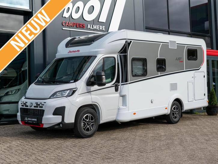 Dethleffs Just Camp T 6812 EB, Caravans en Kamperen, Campers, tot en met 3, Half-integraal, Dethleffs, Fiat, Diesel, Automaat
