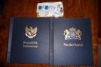 2 DAVO-albums postzegels NL en Indonesia, Ophalen of Verzenden, Gestempeld, Zuidoost-Azië