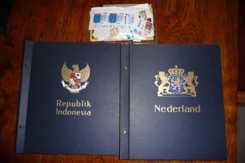 2 DAVO-albums postzegels NL en Indonesia beschikbaar voor biedingen