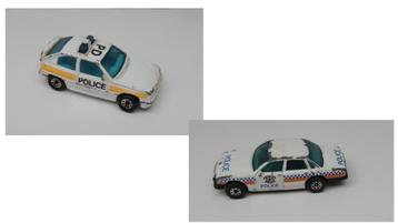 Matchbox: 2 politie-auto's Vauxhall + Jaguar beschikbaar voor biedingen