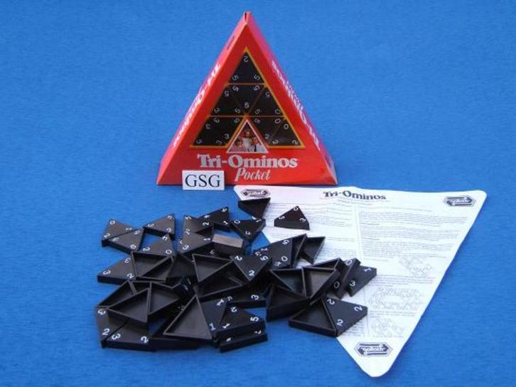 Triominos pocket nr. 620-02, Hobby en Vrije tijd, Gezelschapsspellen | Overige, Zo goed als nieuw, Ophalen