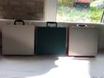 Drie LP-harmonica Koffers. 2x 24 opberghoezen, 1x 20, Ophalen, Gebruikt, Overige instrumenten