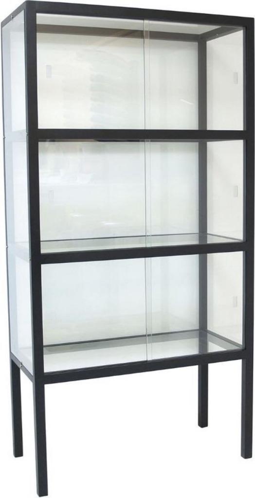 Vitrinekast  - HK living, Huis en Inrichting, Kasten | Vitrinekasten, Zo goed als nieuw, 100 tot 150 cm, 50 tot 100 cm, 25 tot 50 cm