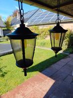 2 Nostalgische Hanglampen voor Buiten, Huis en Inrichting, Lampen | Hanglampen, Gebruikt, Ophalen of Verzenden, Nostalgisch, Glas