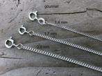 Echt Zilveren Gourmet Ketting - 40 t/m 80 cm - vanaf 17,50, Verzenden, Info@toas.nl, Nieuw, De Vlonder 219-i  Boekel