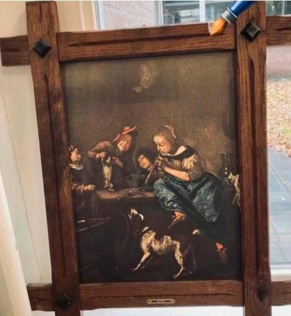 Olieverf Schilderij van Jan Steen linnen doek, Antiek en Kunst, Kunst | Schilderijen | Klassiek, Ophalen