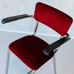 Gispen werkstoel vintage atelier kruk stoel jaren 40 barkruk, Huis en Inrichting, Barkrukken, Gebruikt, Met voetsteun, 60 tot 90 cm