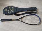 Dunlop max tp squashracket met hoes, Sport en Fitness, Squash, Racket, Gebruikt, Ophalen of Verzenden, Met hoes
