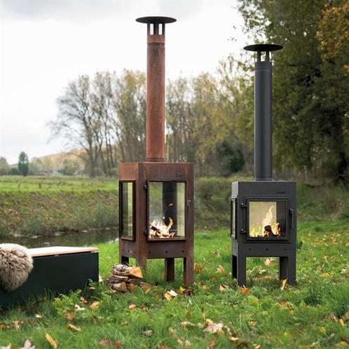 Cortenstaal tuinhaard Digna, buitenhaard, kachel, Tuin en Terras, Tuinhaarden, Nieuw, Ophalen of Verzenden