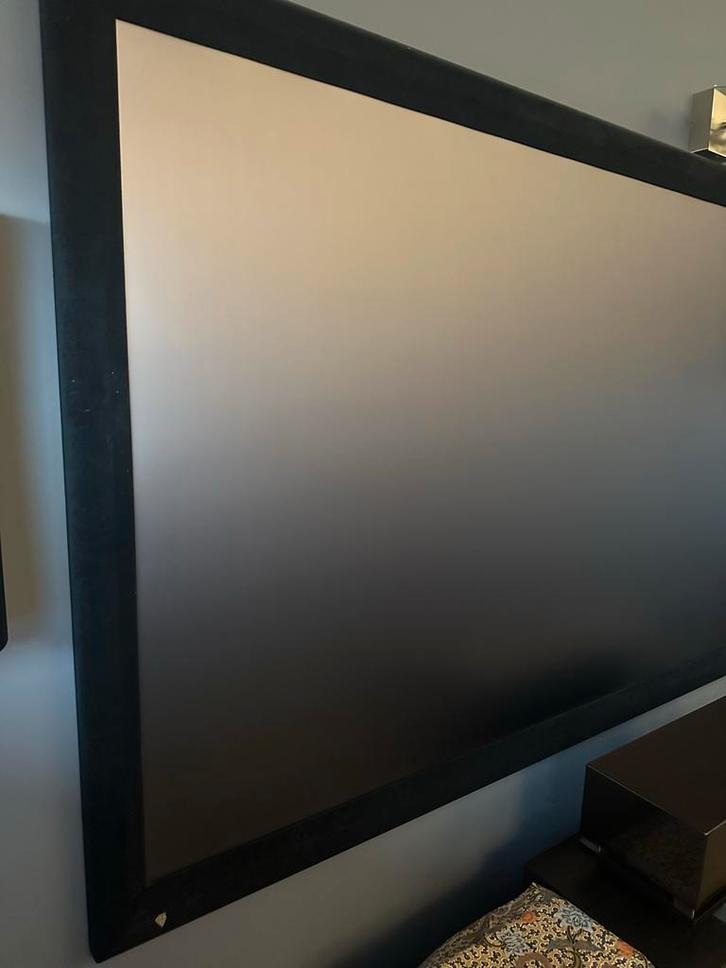 Screen Innovations Black Diamond 106" Projectiescherm, Audio, Tv en Foto, Projectieschermen, Gebruikt, Handmatig, Ophalen