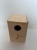 Houten nestkas vogels, Ophalen of Verzenden, Zo goed als nieuw, Hout, Vogelkooi