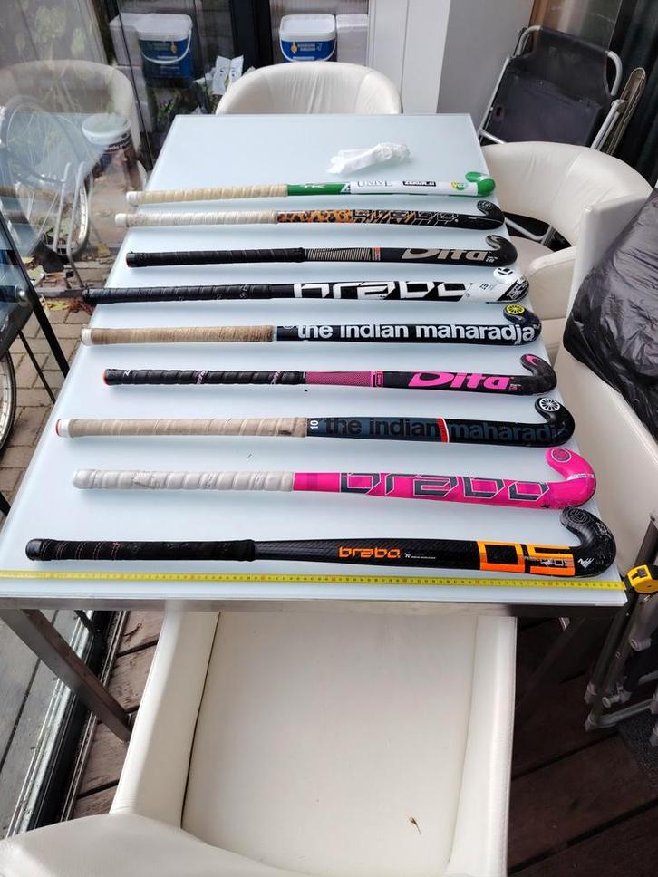 Hockey sticks zaal en veld., Sport en Fitness, Hockey, Zo goed als nieuw, Stick, Ophalen of Verzenden