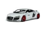 LB-WORKS Audi R8 V10 Liberty Walk Wit 2017 GT Spirit GT325, Hobby en Vrije tijd, Modelauto's | 1:18, Overige merken, Auto, Verzenden