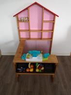 Houten winkeltje, Kinderen en Baby's, Speelgoed | Speelkeukens, Ophalen, Gebruikt, Hout