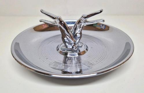 Verchroomde Mid-Century Modern Pincherette 1950 USA., Antiek en Kunst, Curiosa en Brocante, Ophalen of Verzenden
