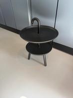 Bijzettafel - zwart, Huis en Inrichting, Tafels | Bijzettafels, 45 tot 60 cm, Rond, Ophalen of Verzenden, Zo goed als nieuw