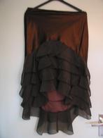 Spaanse rok Maat M, Maat 38/40 (M), Bruin, Ophalen of Verzenden, Zo goed als nieuw