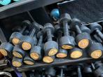 20 x 2 kg rubberen dumbbells gewichten, Dumbbell, Gebruikt, Ophalen of Verzenden, Dumbbels
