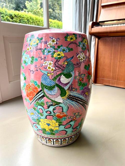 Antieke Chinese handbeschilderde grote tempelkruk, Antiek en Kunst, Antiek | Porselein, Ophalen