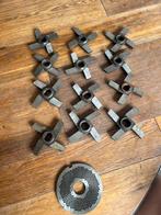 Gehaktmolen messen en platen dubblezijdig!, Doe-het-zelf en Verbouw, Ophalen of Verzenden, Zo goed als nieuw, 100 tot 250 mm, Overige typen