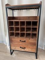 Houten wijnkast Xenos, Huis en Inrichting, Ophalen, Gebruikt, 5 tot 15 flessen, 75 cm of meer