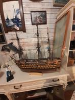 scheepsmodel   modelschip   de Victory, Ophalen, Gebruikt